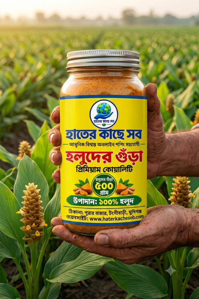 খাঁটি হলুদের গুঁড়ো - ৫০০ গ্রাম